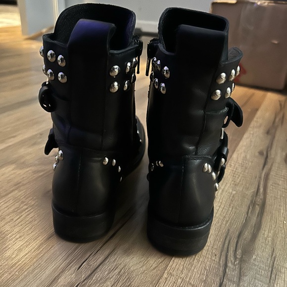 Steve Madden Black Studded Boots 5 - Picture 5 of 5